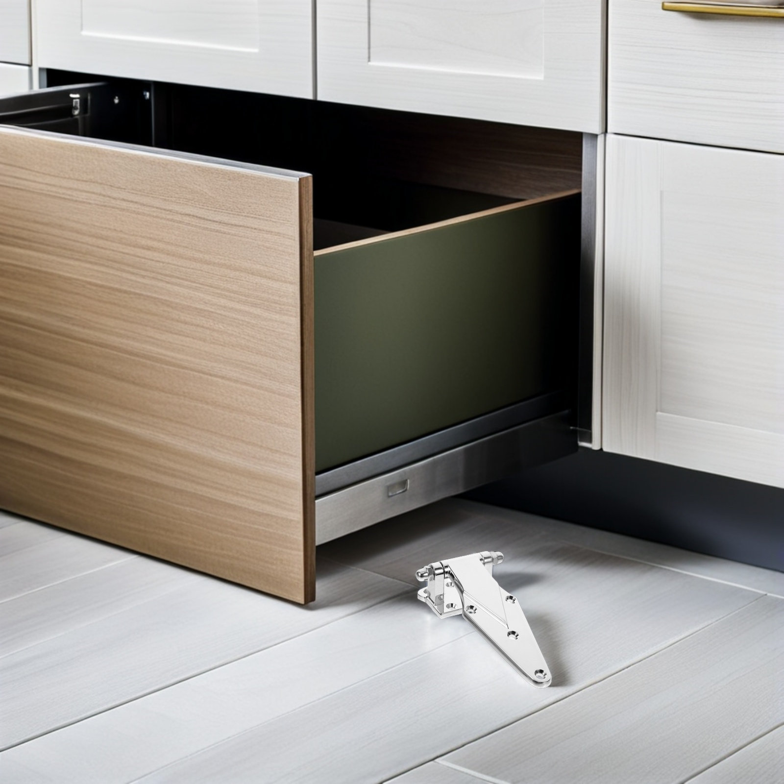 Kitchen Appliances - Koudopslagdeurscharnieren, zware uitvoering, van zinklegering, voor