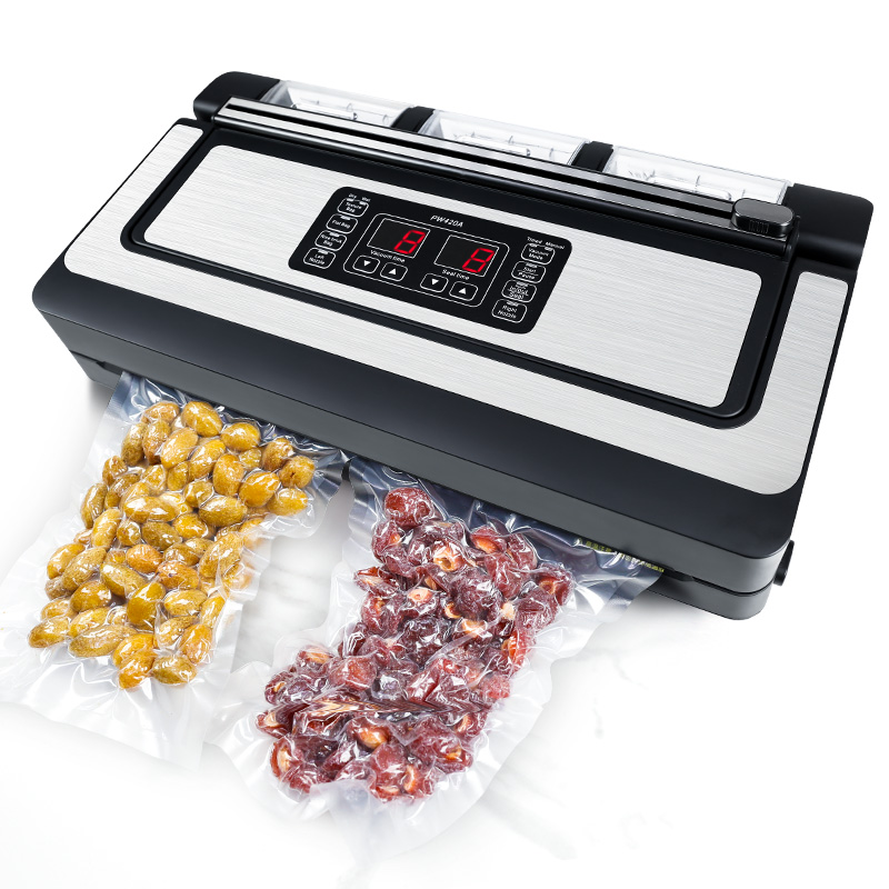 Food Vacuum Sealer Machine - Keuken Vacuüm Voedselconserveringsapparaat LCD-scherm Voedselopslag Huishoudelijke