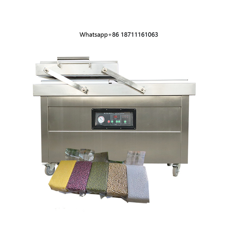 Food Vacuum Sealer Machine - Semi-automatische voedsel tofu dubbele vacuüm gas-afsluitende