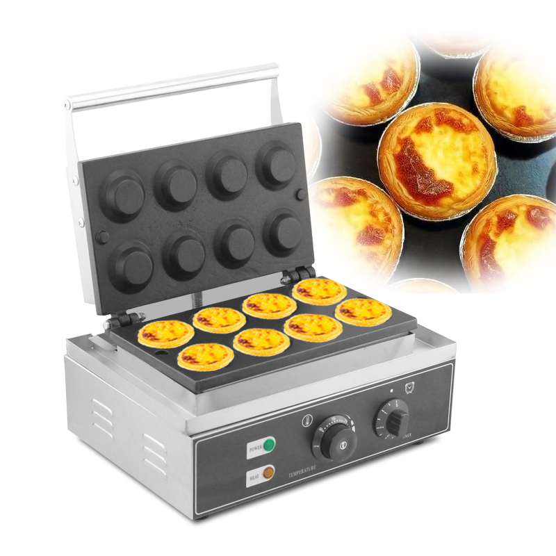 Mini Waffle Maker Machine - HPH2O Commerciële Anti-aanbak Elektrische Eiertaartjesmachine 8