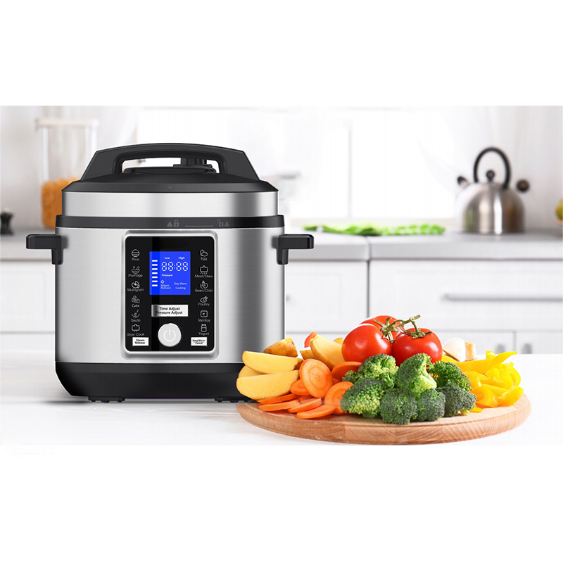 Smart Instant Pressure Cooker - Keukenapparatuur Aluminium Elektrische Drukpan Slimme Oververhittingbeveiliging