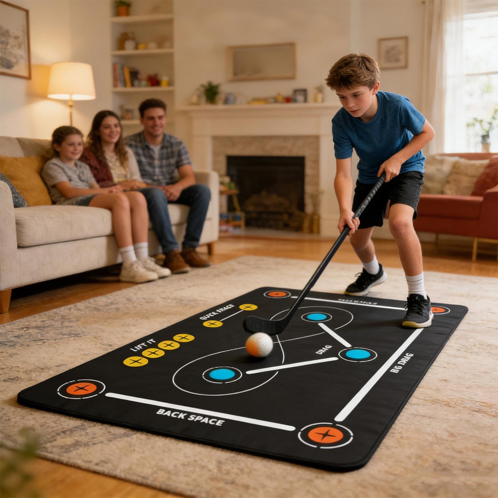 Home Appliances - Antislip hockey trainingsmat, stille balcontrole-trainer, multifunctionele