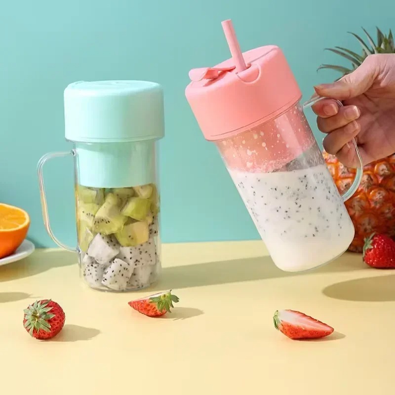 Portable Blender Usb Rechargeable - Draagbare USB-oplaadbare 300ml elektrische sapcentrifuge met