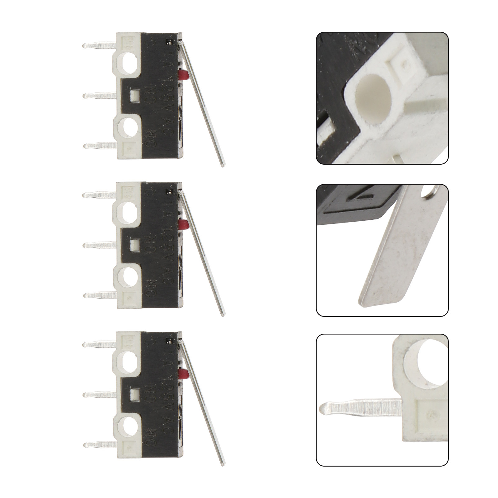 Home Appliances - 5 stuks micro-eindschakelaar met lange scharnierarm,