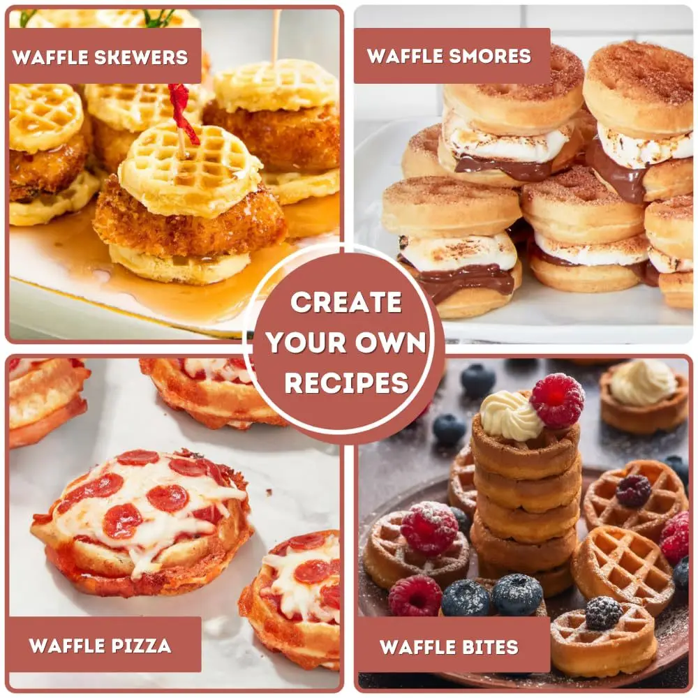 16-gaats wafelijzer, snel verw - Mini Waffle Maker Machine recensie en prijs