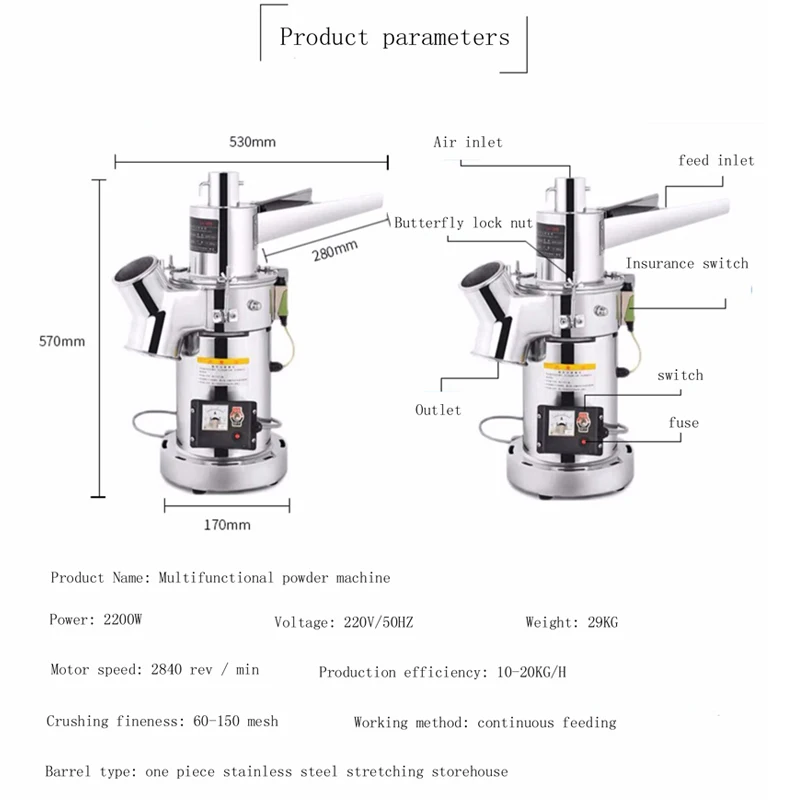 Elektrische koffiemolen multif - Coffee Bean Grinder Electric recensie en prijs