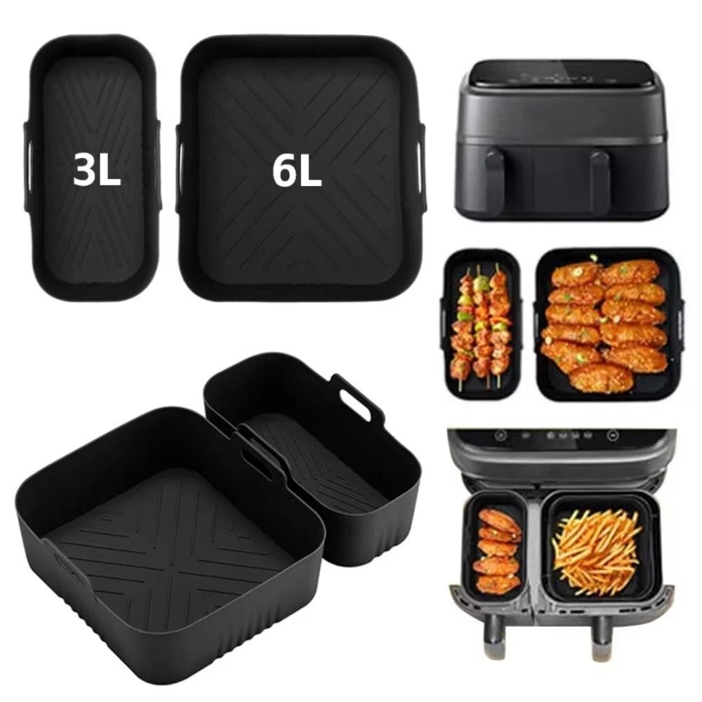 6L/3L Airfryer Liner Anti-aanb - Air Fryer Silicone Pot Liner recensie en prijs