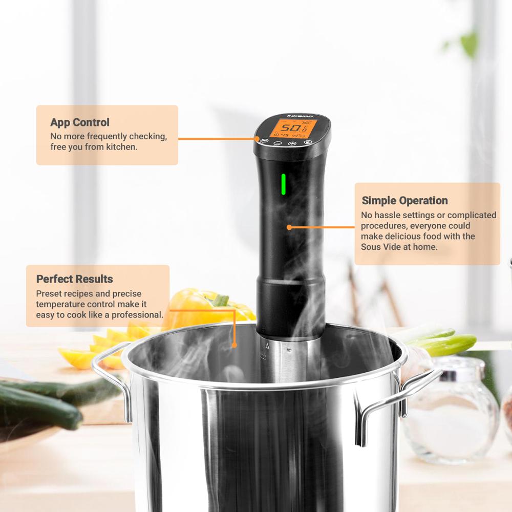 INKBIRD ISV-200W Wi-Fi Culinai - Digital Sous Vide Precision Cooker recensie en prijs