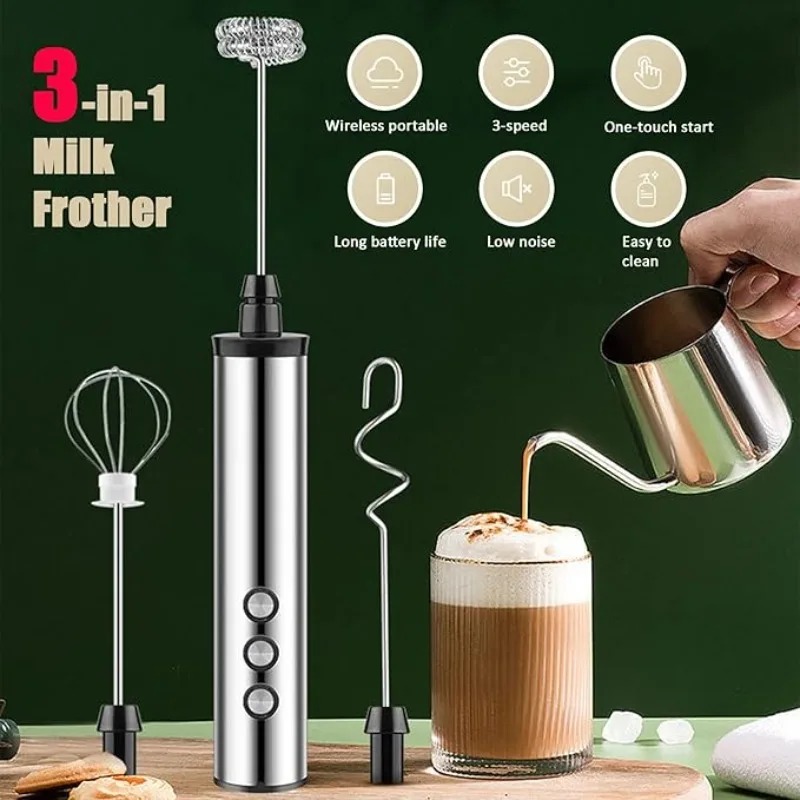 Magpie 3-in-1 handmixer, elekt - Electric Milk Frother Handheld recensie en prijs