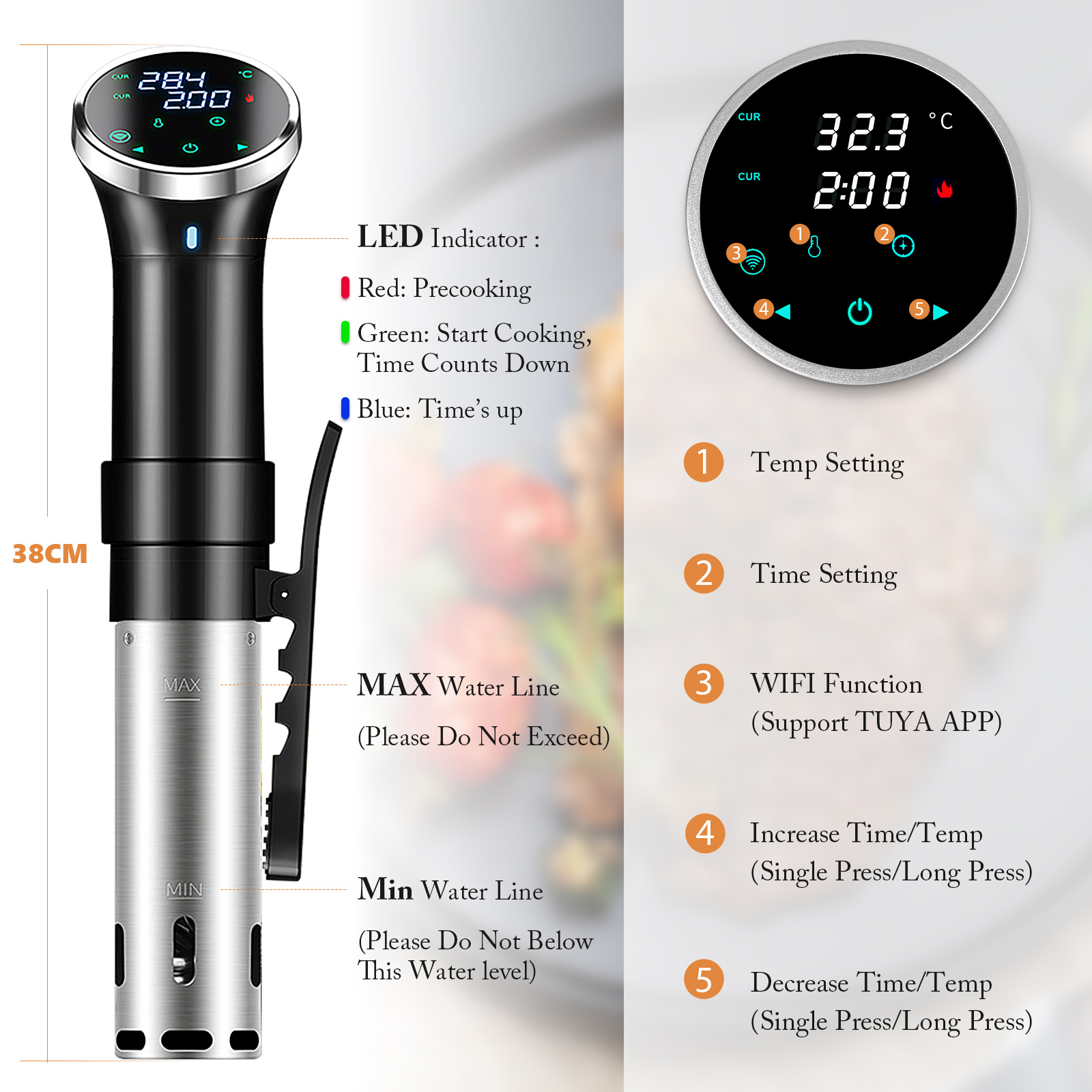 Sous Vide Cooker WiFi Digitale - Digital Sous Vide Precision Cooker recensie en prijs