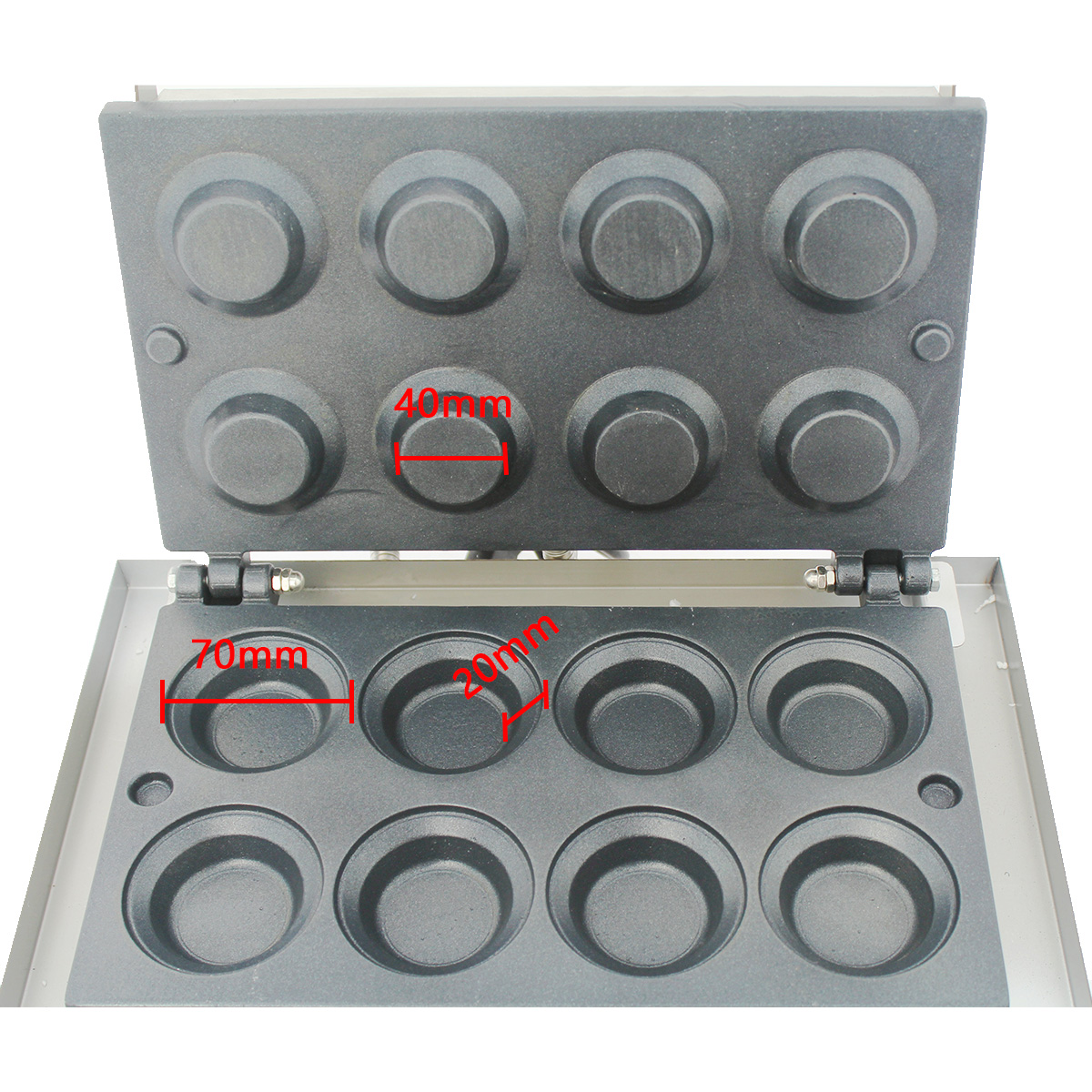 HPH2O Commerciële Anti-aanbak  - Mini Waffle Maker Machine recensie en prijs