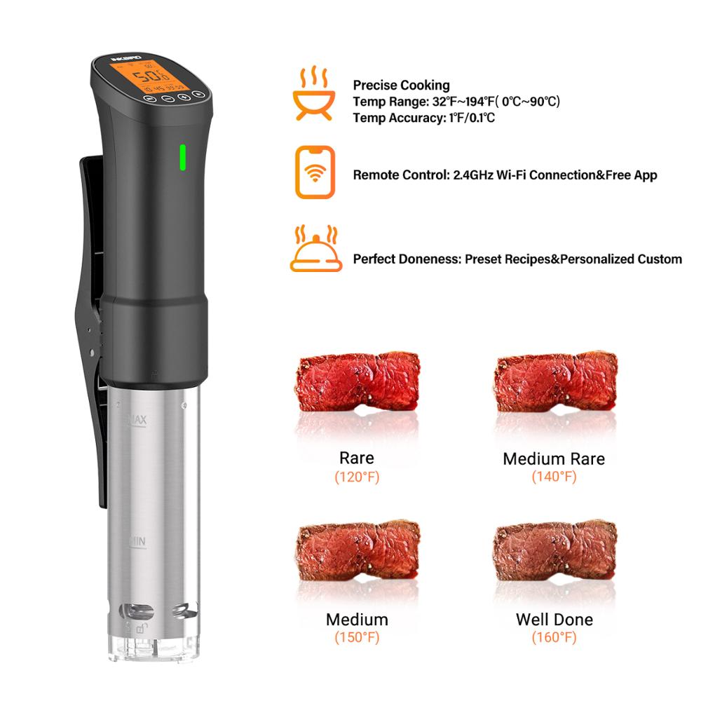 INKBIRD ISV-200W Wi-Fi Culinai - Digital Sous Vide Precision Cooker recensie en prijs
