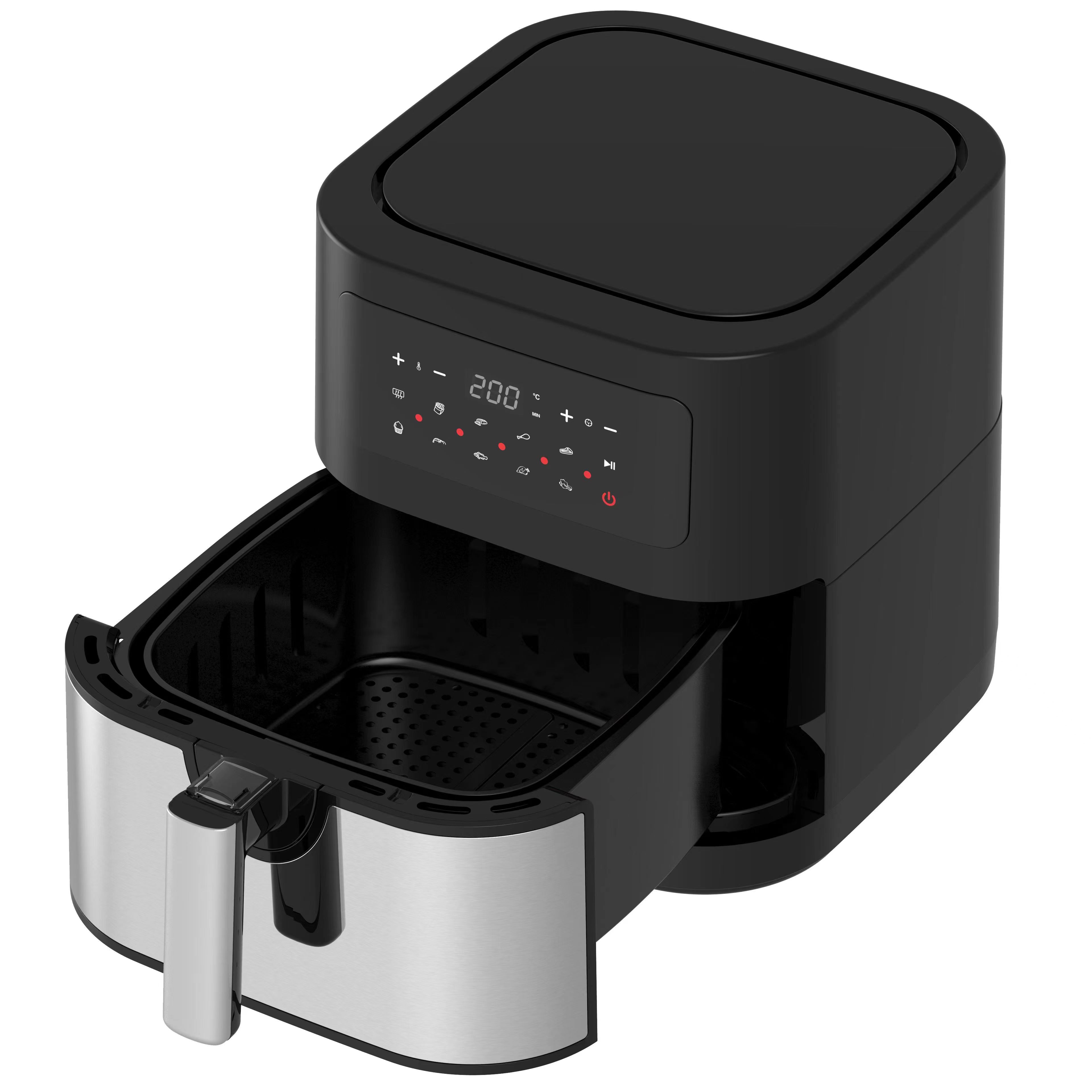 Nieuwste 6L roestvrijstalen si - Air Fryer Silicone Pot Liner recensie en prijs
