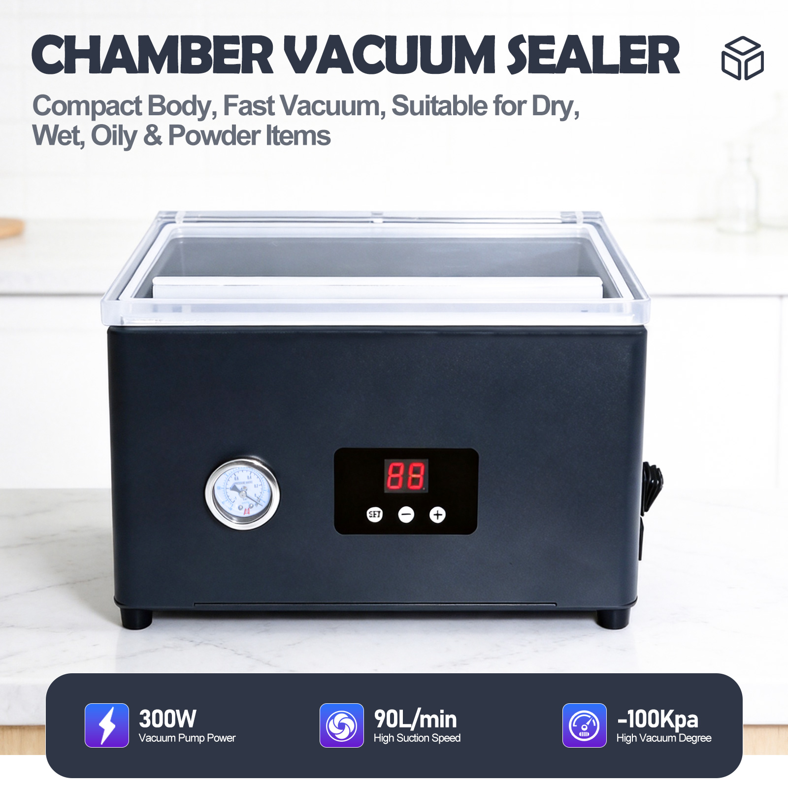 ZM-CVS300 Elektrische vacuümve - Food Vacuum Sealer Machine recensie en prijs