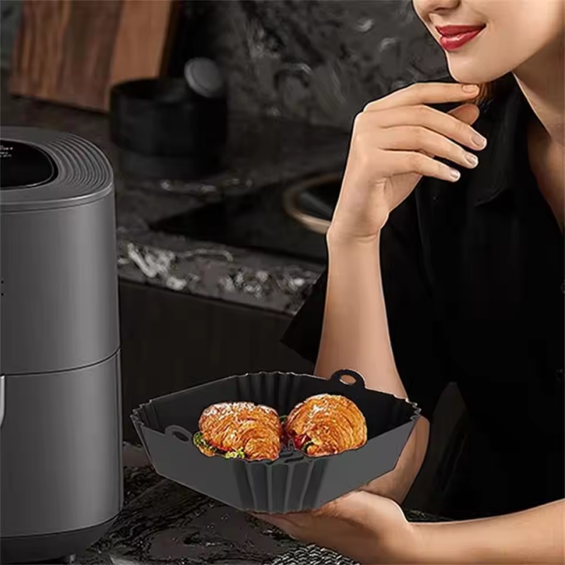 1pc siliconen luchtfriteuse po - Air Fryer Silicone Pot Liner recensie en prijs
