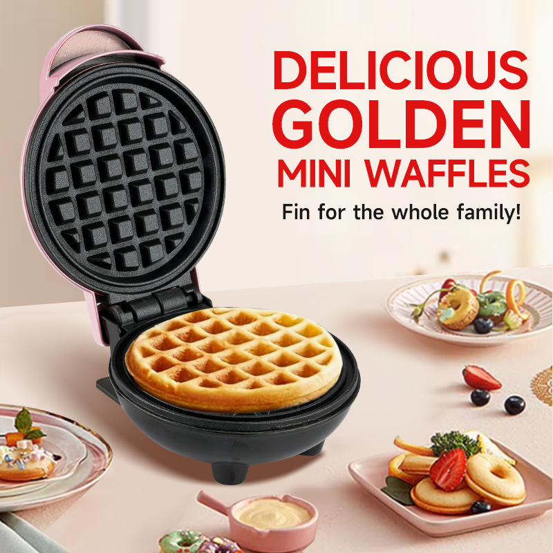 Mini-wafelmaker, elektrisch ke - Mini Waffle Maker Machine recensie en prijs