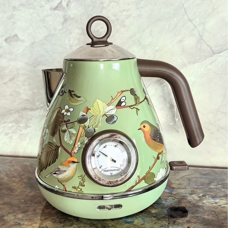 1.7L Retro Roze Bloemmotief El - Electric Kettle Temperature Control recensie en prijs