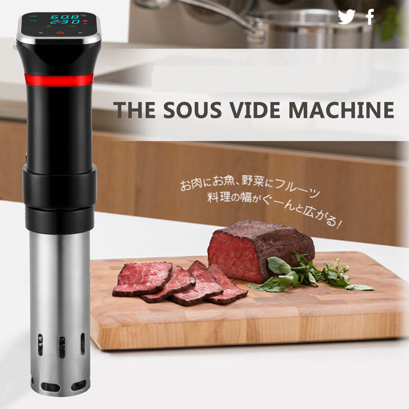 Draagbare 1100W Vacuüm Voedsel - Digital Sous Vide Precision Cooker recensie en prijs