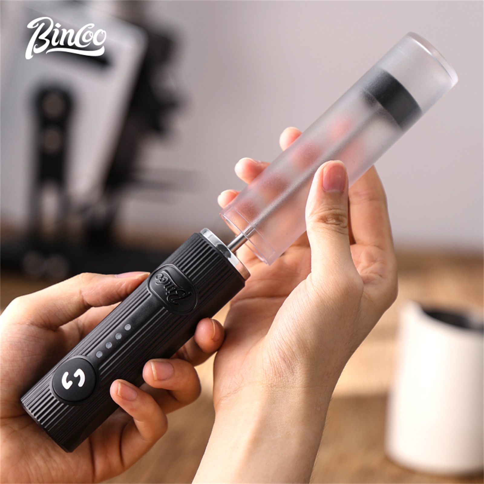 BINCOO Elektrische koffieopsch - Electric Milk Frother Handheld recensie en prijs