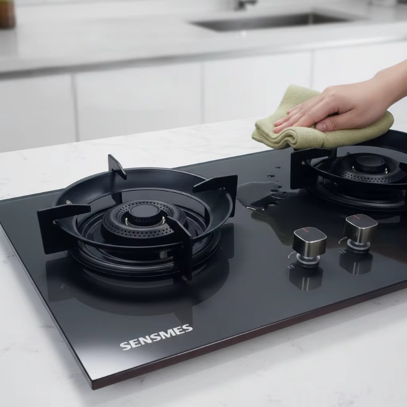 Zwart gehard glazen paneel 2-p - Kitchen Appliances recensie en prijs